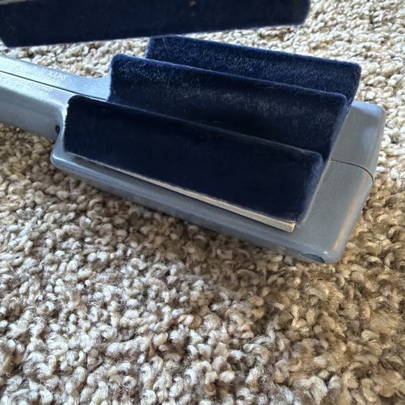 Vintage Conair SHINY BIG WAVES Blue Velvet Flocked Crimper Hot Iron CS5 - Picture 5 of 7